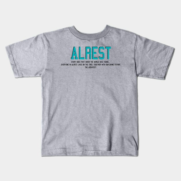 Xenoblade 2 Alrest Kids T-Shirt by PneumaDesigns